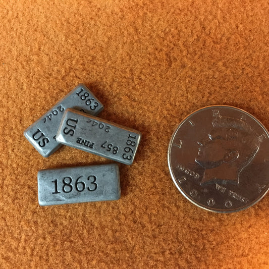 Pewter Bars-1863