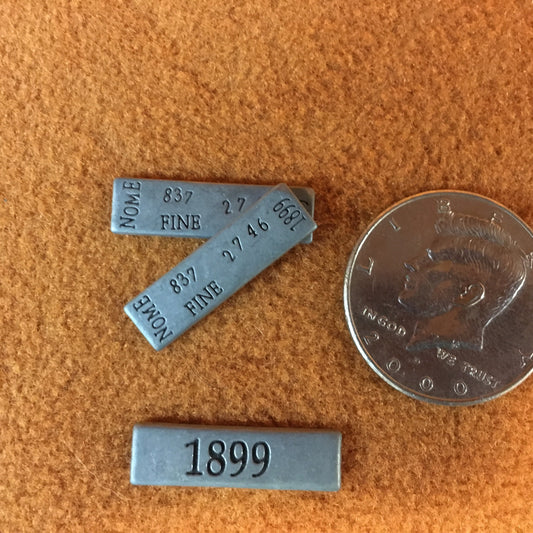 Pewter Bars-1899