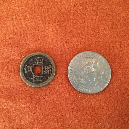 Chinese Coin 1"-3pc-bronze