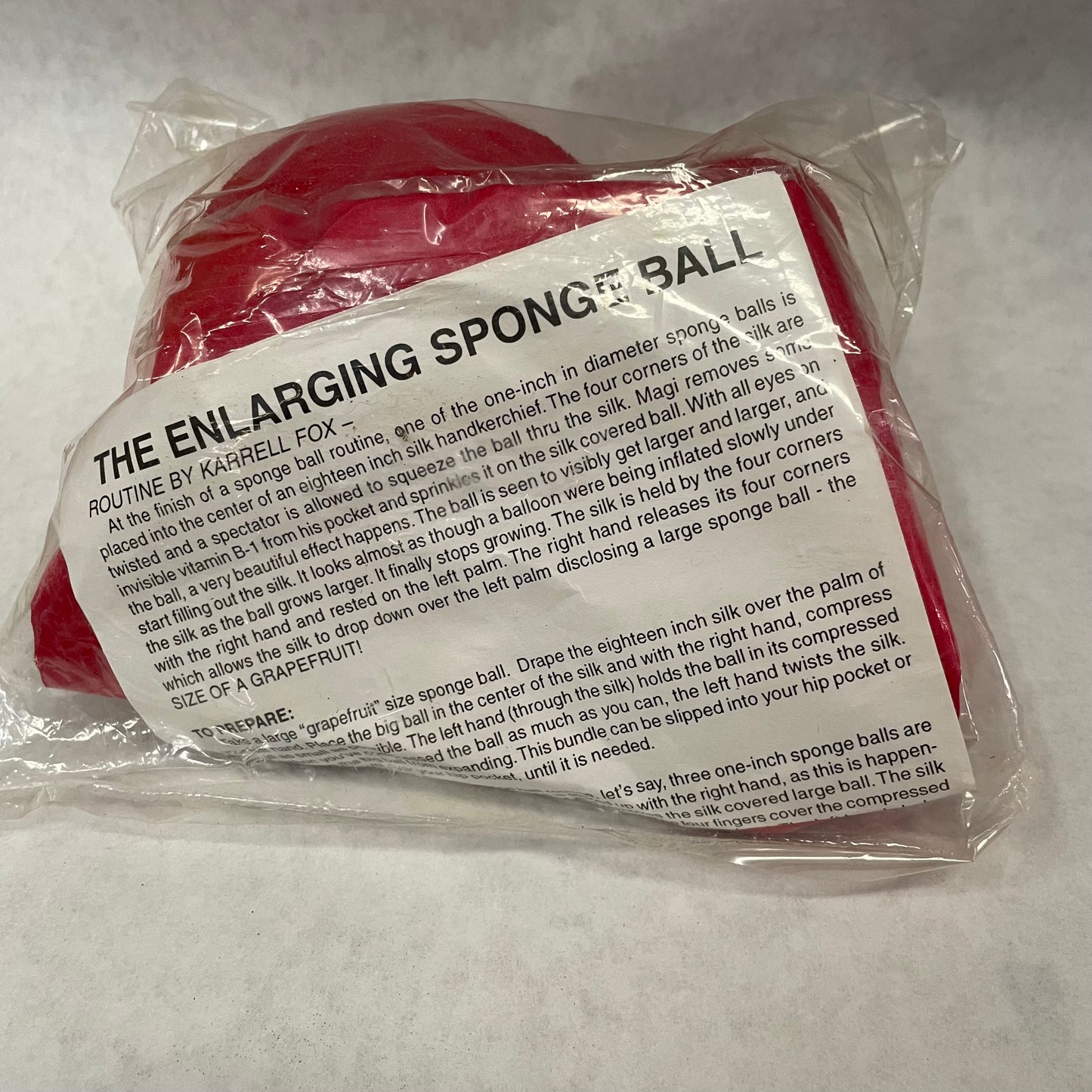 Enlarging Ball set