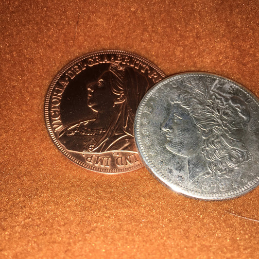 Scotch and Soda Queen Victoria/Morgan Coin Set