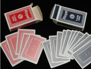 Royal Bridge Size Cards Blue