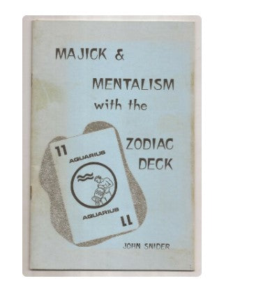 Majick & Mentalism with the Zodiac Deck Viking Magic Majick & Mentalism with the Zodiac Deck Viking Magic
