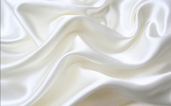 Streamer White satin, White