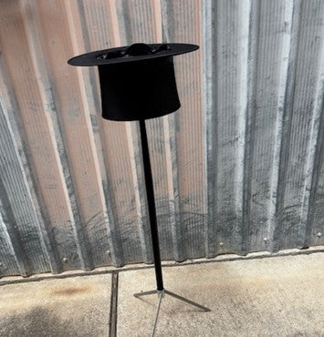 Cane and Top Hat to Table