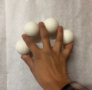 Multiplying Golf Balls by Viking ala Billiard Balls