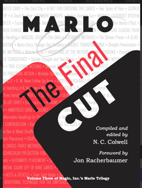 Marlo The Final Cut - Third Volume of the Marlo Card Series