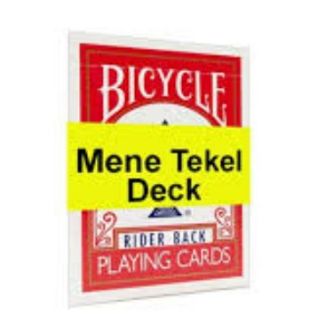 Mene-Tekel Deck Card Deck