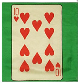 Card Silk 12” Green