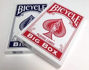 Jumbo Playing Cards-Bicycle Big Box-Blue