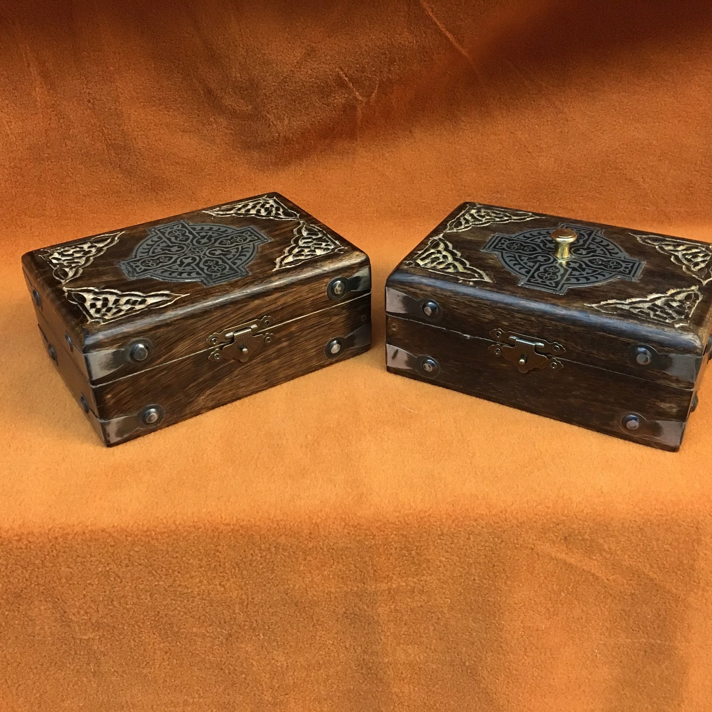 Celtic Card Box metal trim