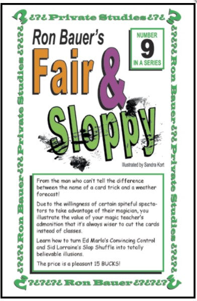 Fair and Sloppy