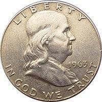 Jumbo Coin-3" Franklin Half Dollar