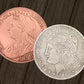 Hopping Morgan Dollar copper