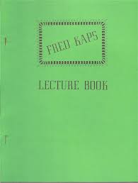 Kaps Lecture Notes-booklet
