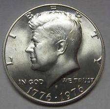 Jumbo Coin-3" Kennedy Half Dollar-Bicentennial