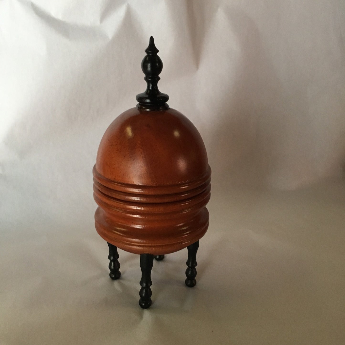 Orange Vase Tarbell-CW, Asian mahogany or Ebony