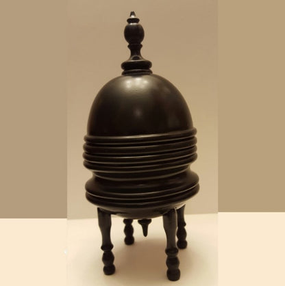 Orange Vase Tarbell-CW, Asian mahogany or Ebony