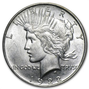 Jumbo Coin-3" Peace Dollar-1922