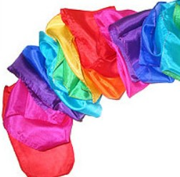 Silk Streamers multi-colored