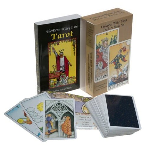 Universal Waite Tarot Deck and Book set