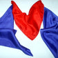 20th Century Silks-blue and red
