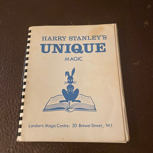 Unique Magic Harry Stanley-Blue cover