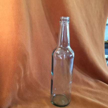 Exploding Clear Glass  Bottle-set of 3 medium size