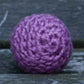 Knit Ball Chop set 1" purple