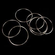 Linking Ring set 10" 8 ring steel set