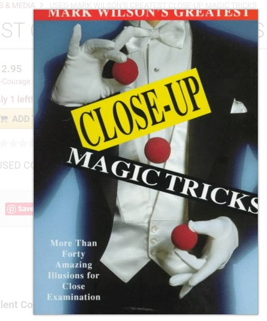 Mark Wilson Close Up Magic Tricks