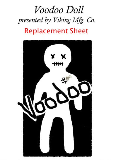 Voodoo Doll Prediction Replacement sheet